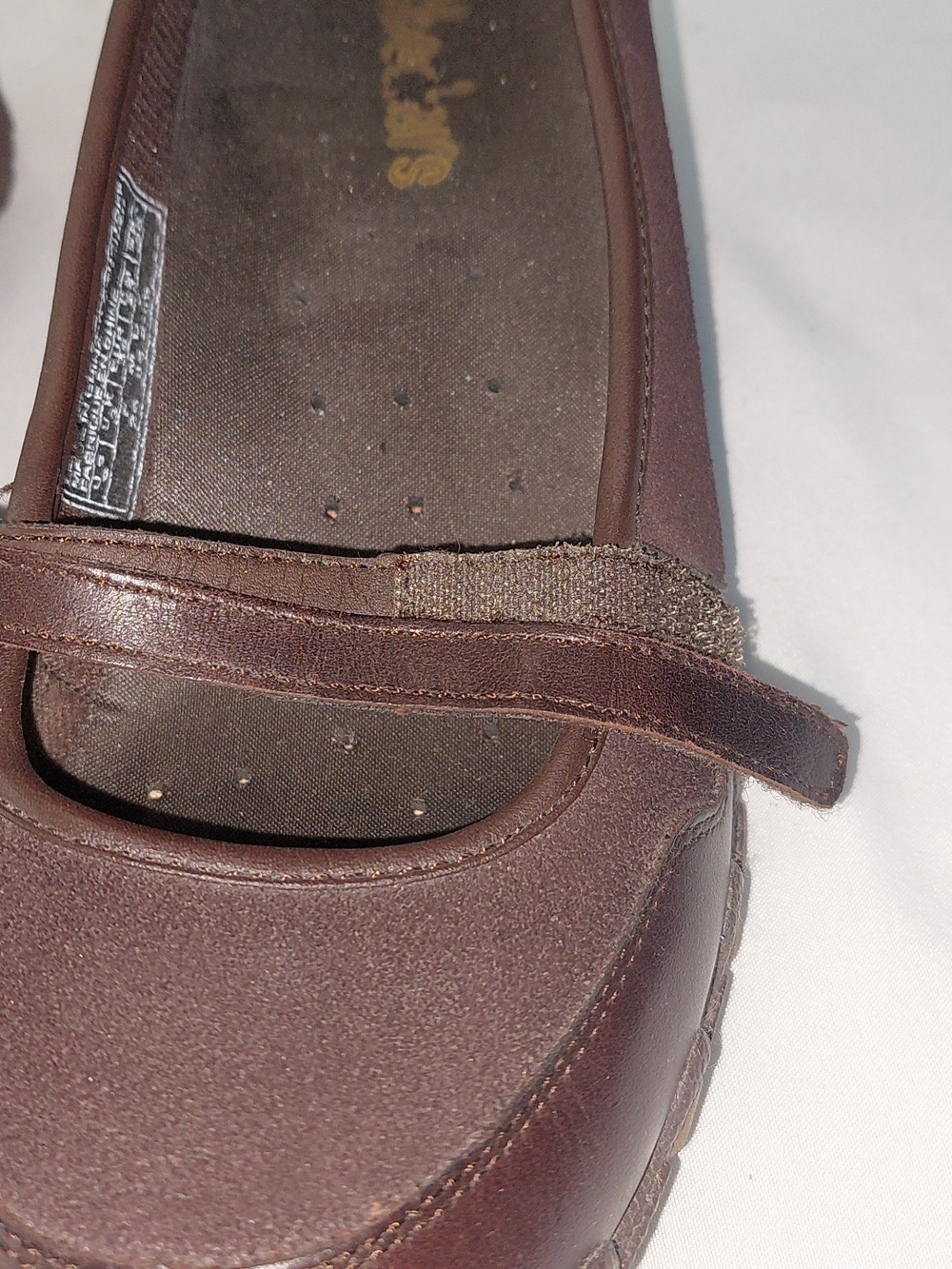 Skechers Women's Mary Jane Flats in Brown - Picture 2 of 7